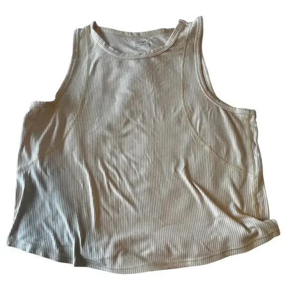 Set of 2 Jockey Tank Yellow Grey Women's Size Medium - Picture 2 of 7